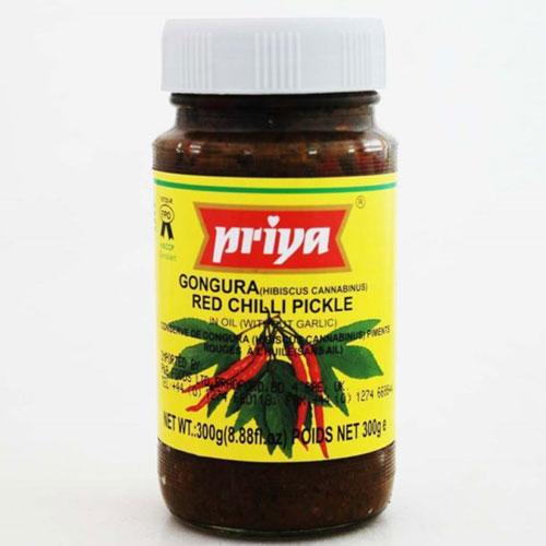 Priya Gongura Red Chilli Pickle G